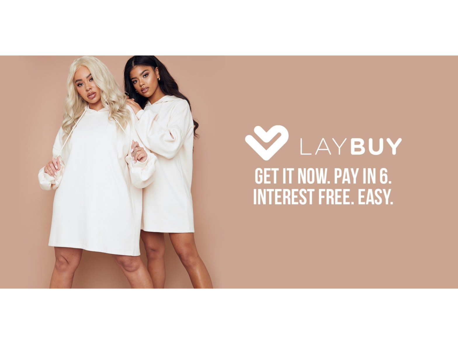 Two women with Laybuy Logo