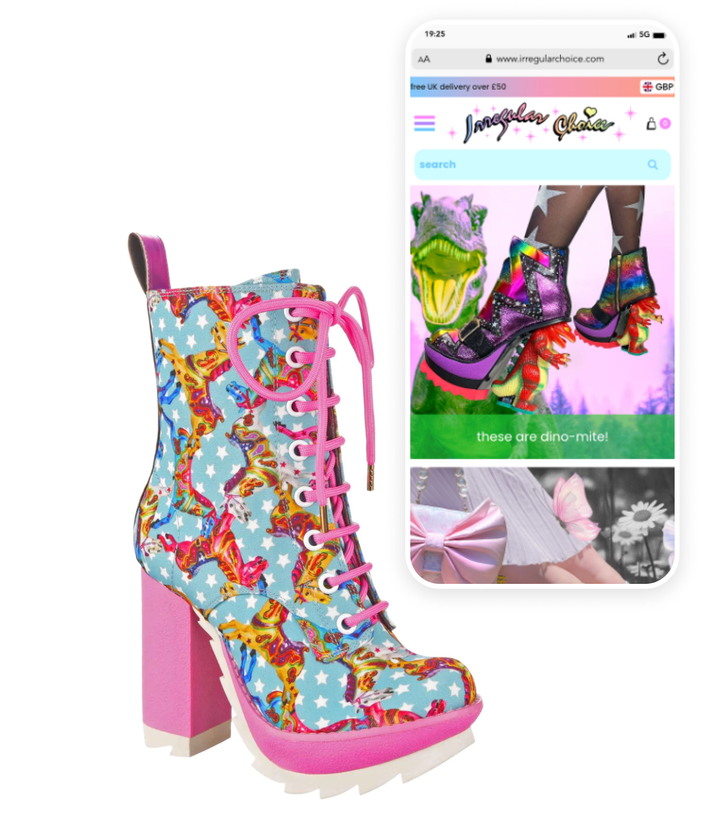 Irregular Choice Products and Mobile Website