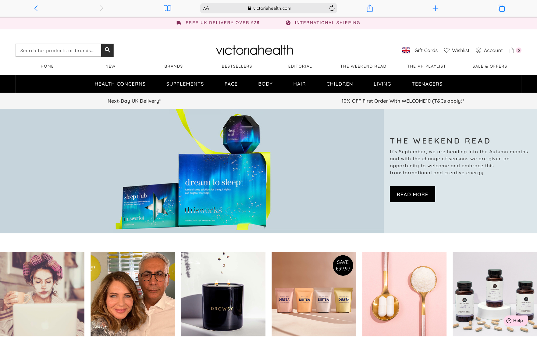 Victoria Health Website