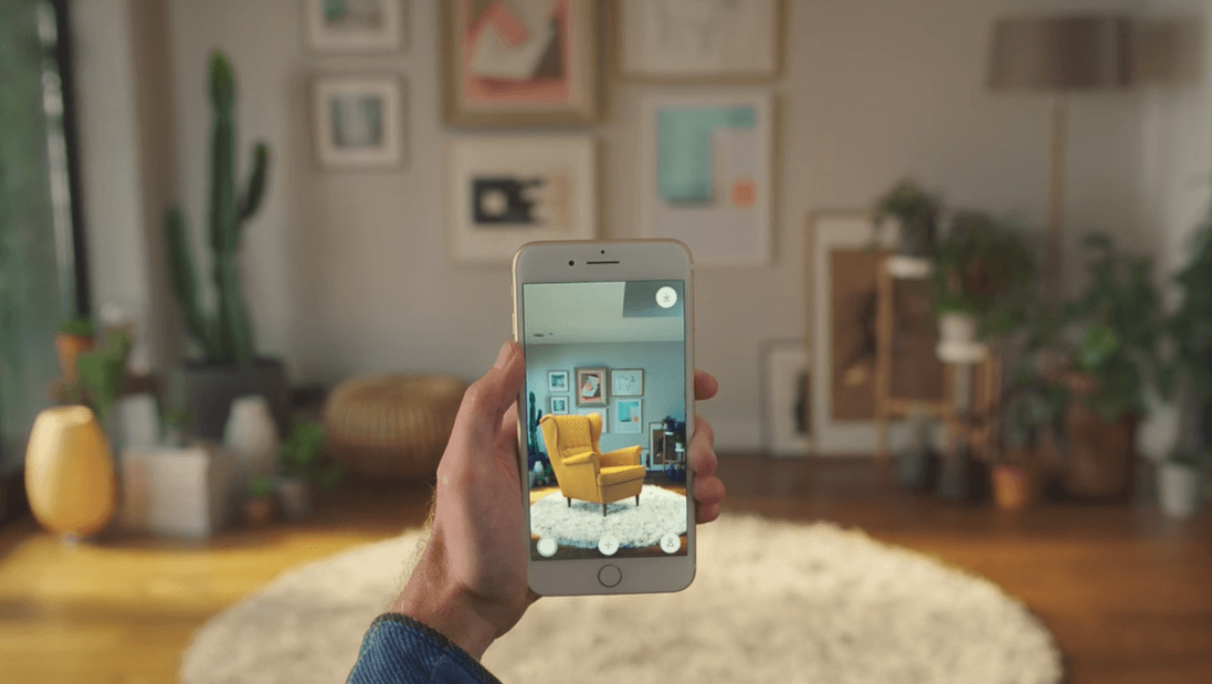 Augmented reality technology from ARKit and Ikea