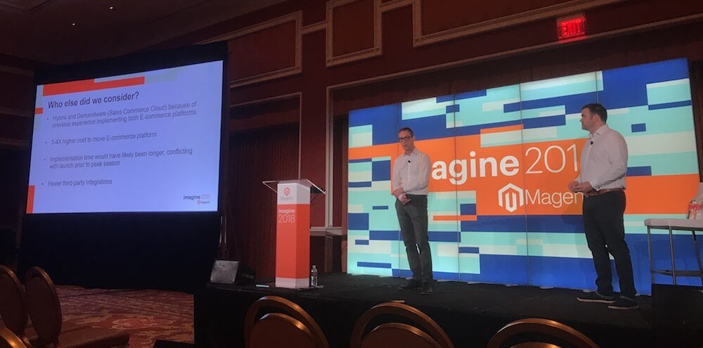 Magento Imagine 2018 talk with Cox & Cox