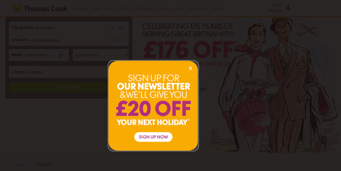 thomas-cook-email-subscription-incentive-offer.png